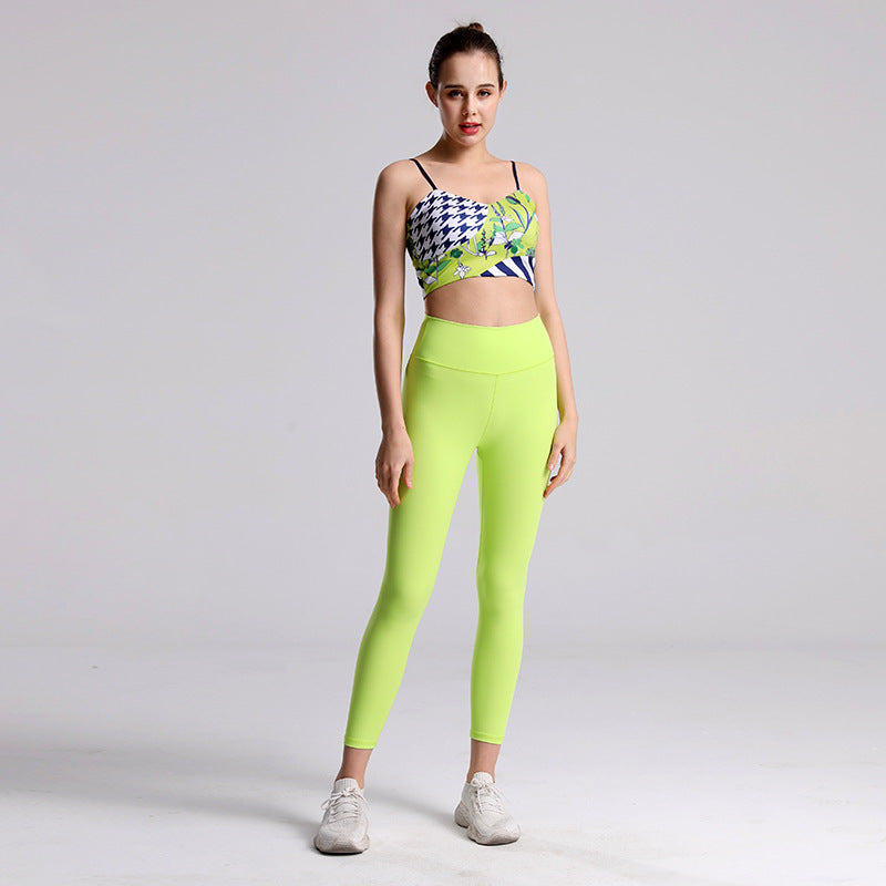 Women's Sports Fitness Clothing Two Piece Set