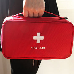 Empty Large First Aid Kit Medicines Outdoor Camping Survival Handbag Emergency Kits Travel Medical Bag Portable Storage Bag Red