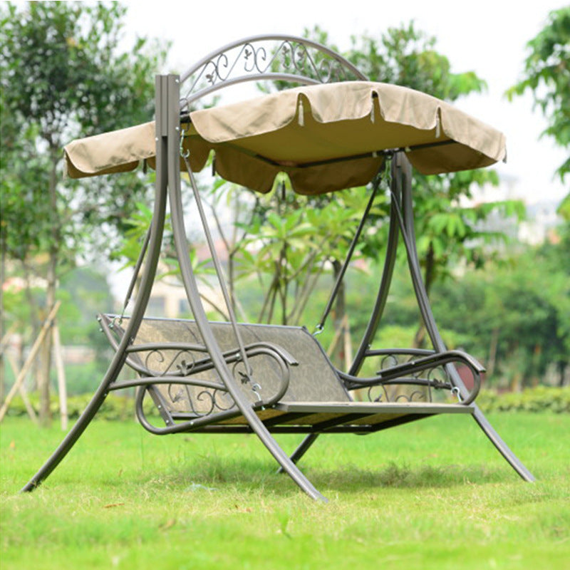 Outdoor Leisure Furniture Rocking Chair Iron Swing